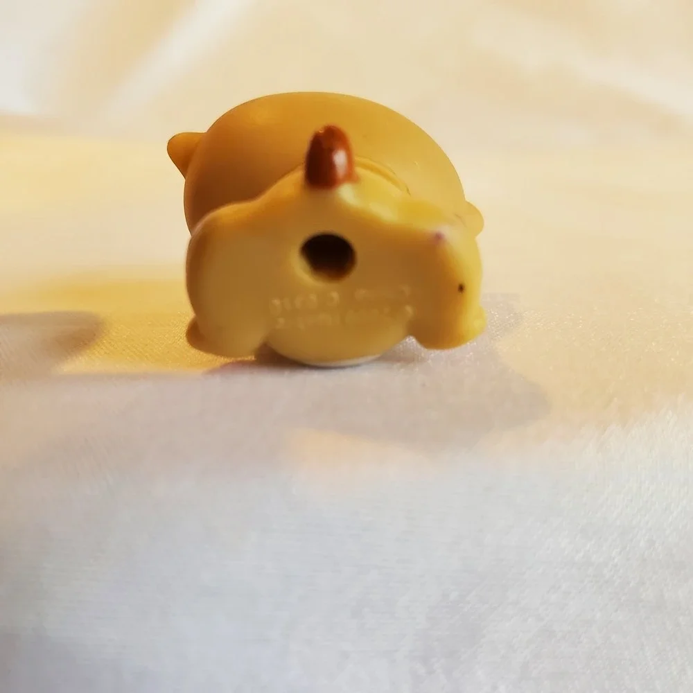 Littlest Pet Shop Authentic‎ # 1479 Tan White Baby Hamster Triplet Purple Eyes